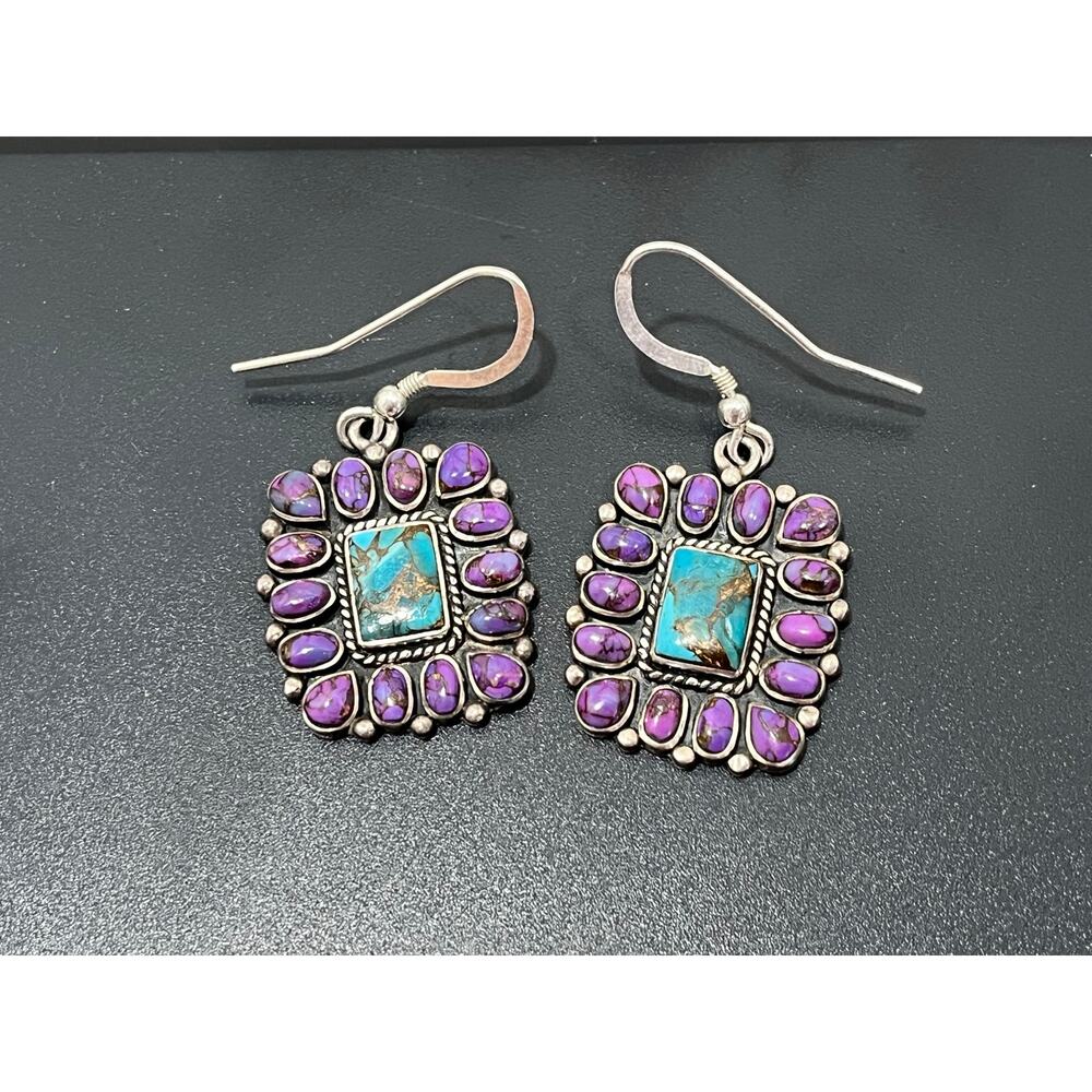 Star Sterling Earrings Vintage Southwest Style